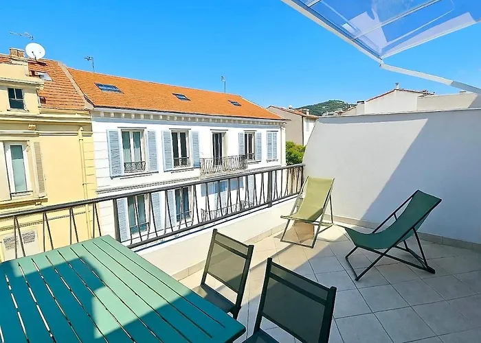 Stylish Cannes Gem, Terrace, Parking, 100M To Croisette